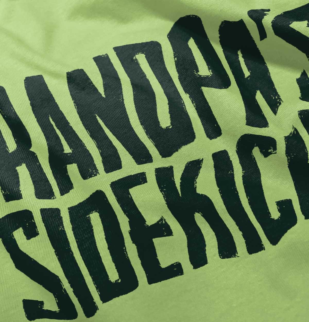 imageGrandpa Sidekick Cute Funny Grandkids Toddler Boy Girl T ShirtKey Lime