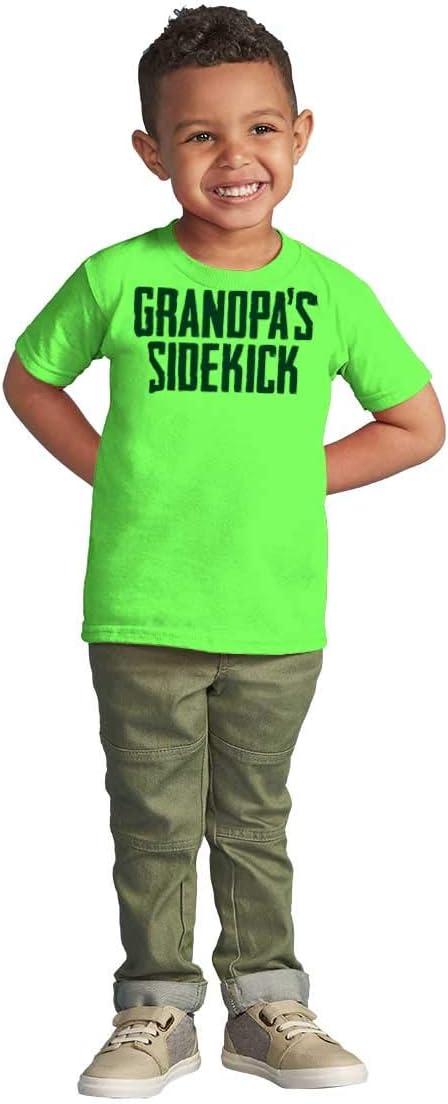imageGrandpa Sidekick Cute Funny Grandkids Toddler Boy Girl T ShirtKey Lime