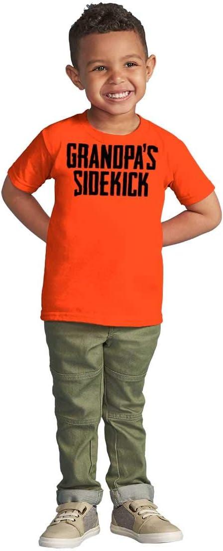 imageGrandpa Sidekick Cute Funny Grandkids Toddler Boy Girl T ShirtOrange