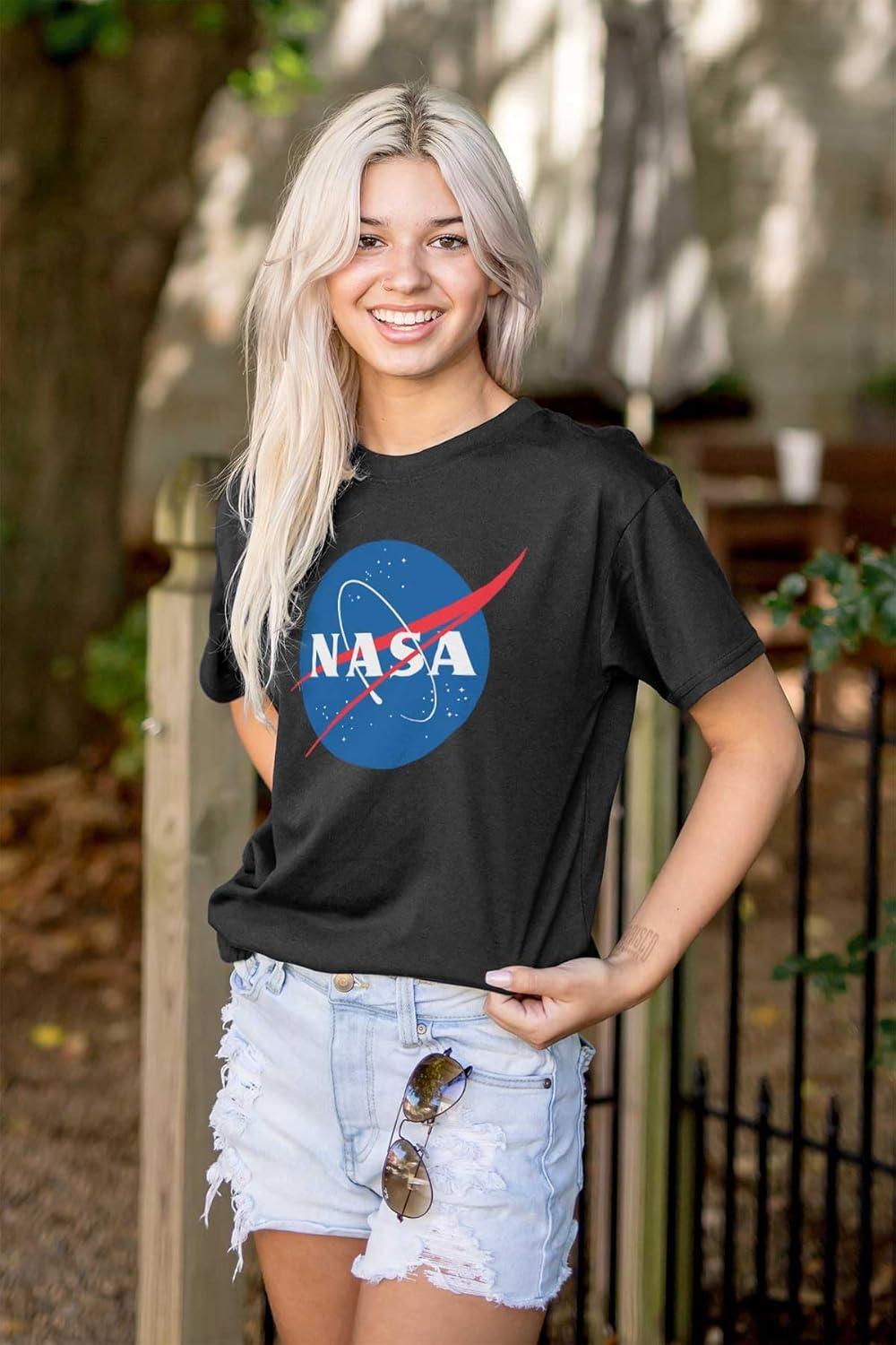 imageNASA Meatball Classic USA Space Logo Graphic T Shirt Men or WomenBlack
