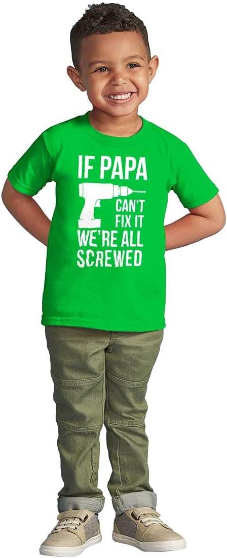imagePapa Cant Fix It Were All Screwed Toddler Boy Girl T ShirtApple