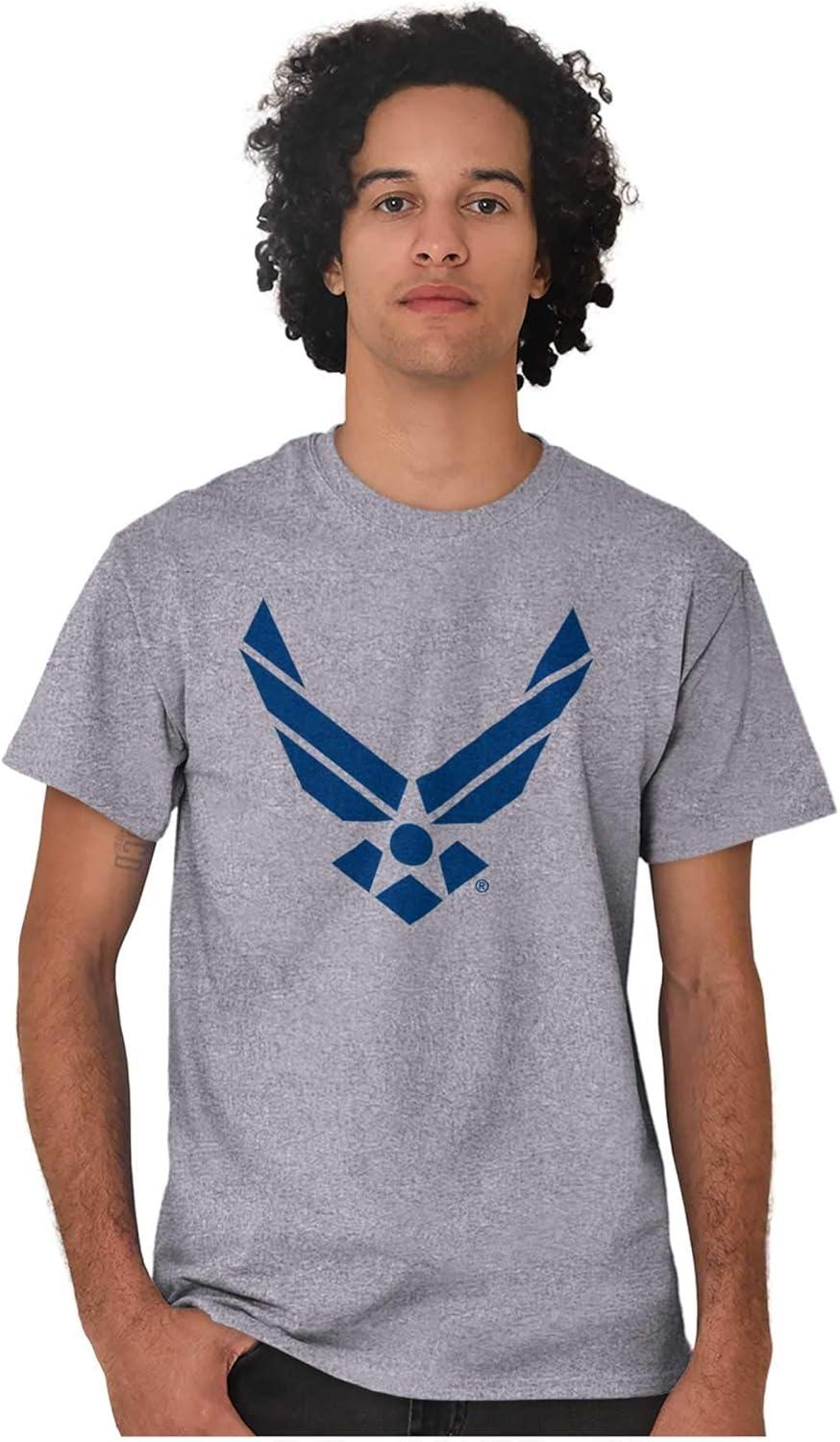imageUS Air Force Official Symbol USAF Graphic T Shirt Men or WomenSport Grey
