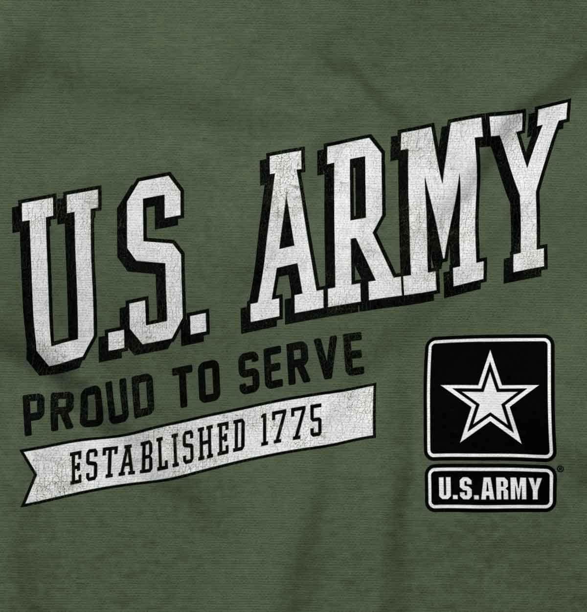 imageUS Army Proud to Serve Soldier Pride Graphic T Shirt Men or WomenMilitary Green