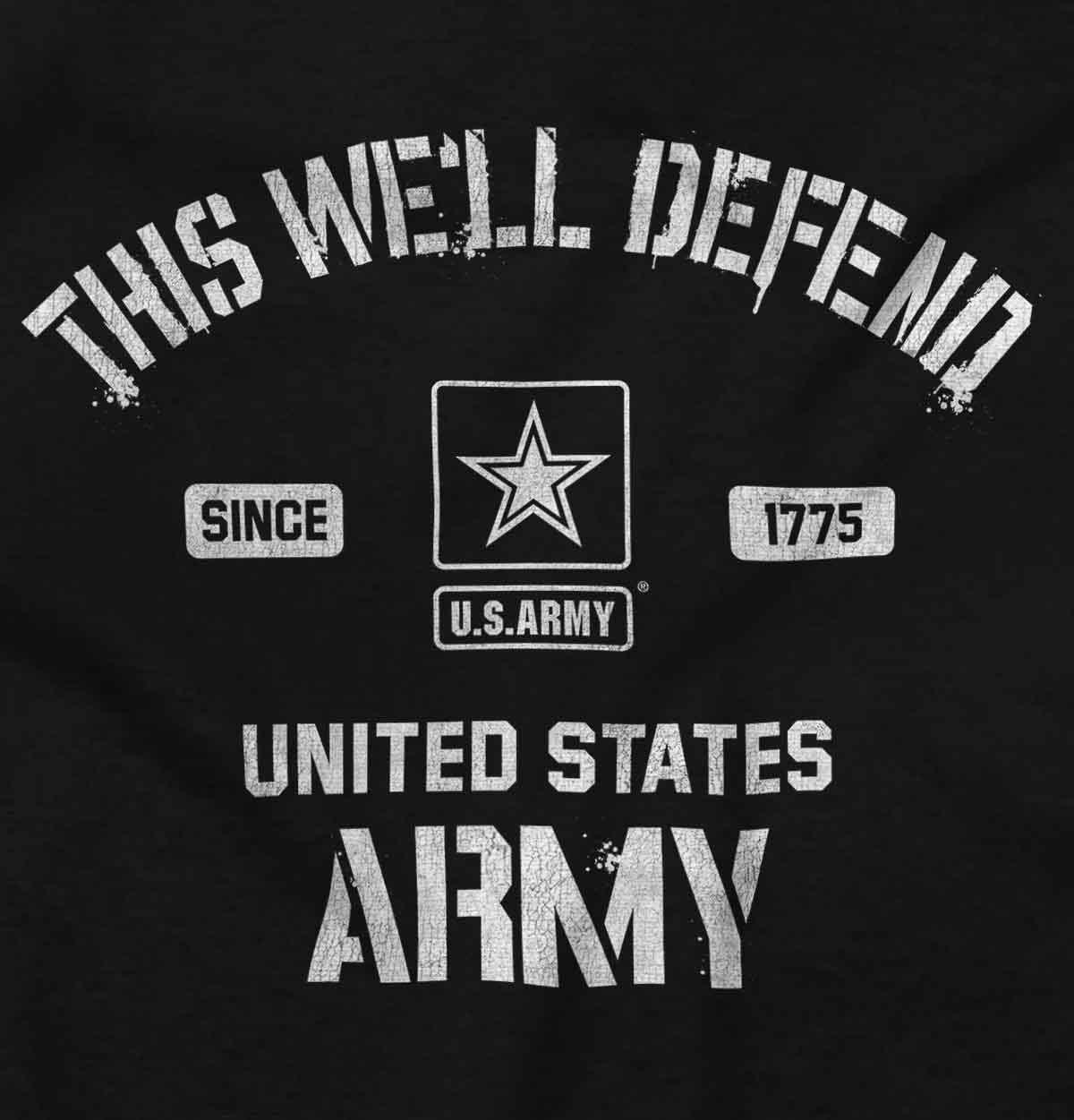 imageUS Army This Well Defend Tank Top T Shirts Men WomenBlack