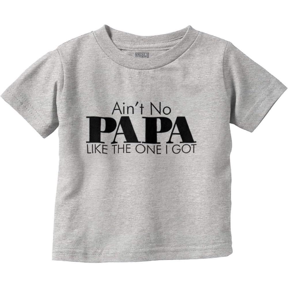 imageAint No Papa Like The One I Got Toddler Boy Girl T ShirtHeather