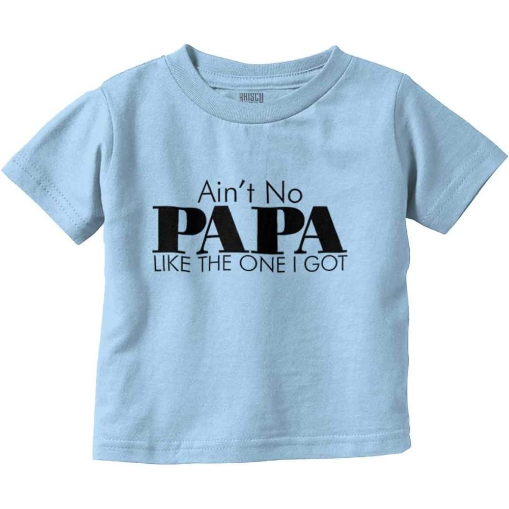 imageAint No Papa Like The One I Got Toddler Boy Girl T ShirtLight Blue
