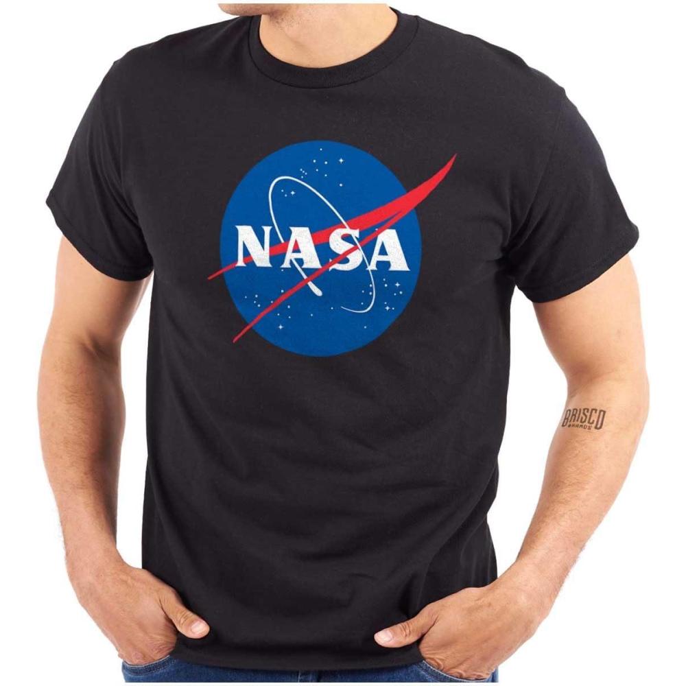 imageNASA Meatball Classic USA Space Logo Graphic T Shirt Men or WomenBlack
