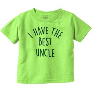 Brisco Brands I Have The Best Uncle Adorable Toddler Boy Girl T Shirt(Key Lime)