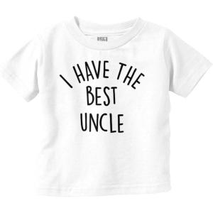 Brisco Brands I Have The Best Uncle Adorable Toddler Boy Girl T Shirt(White)