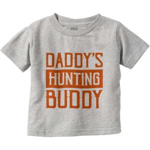 Daddy’s Hunting Buddy Hunter’s Kiddo Toddler Boy Girl T Shirt(Heather)