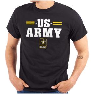 United States Army Official Logo Graphic T Shirt Men or Women(Black)
