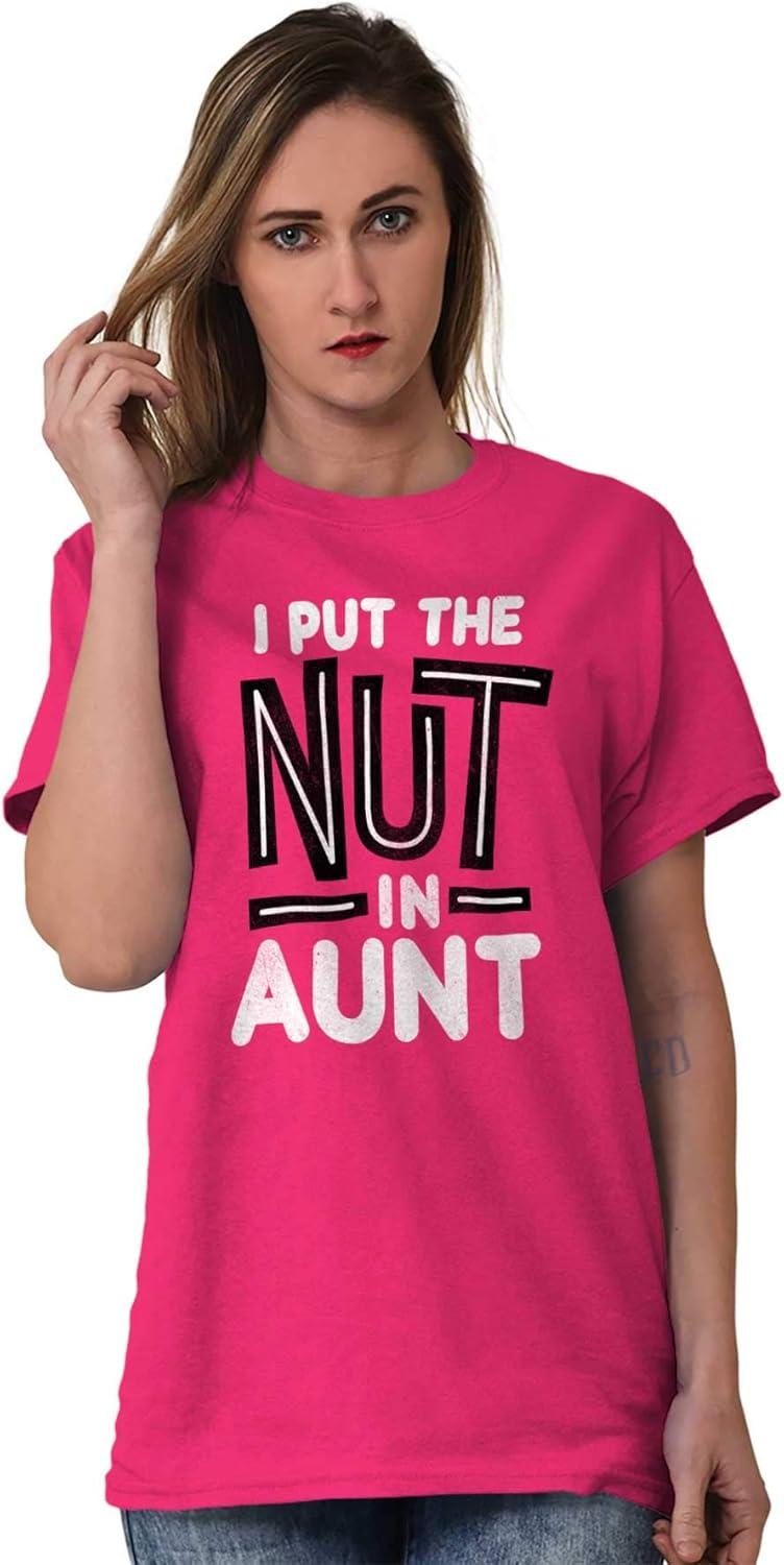 imageAunt Cute Funny Cool Crazy Auntie Womens Graphic T Shirt TeesHeliconia