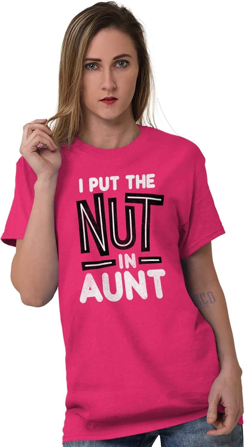 imageAunt Cute Funny Cool Crazy Auntie Womens Graphic T Shirt TeesHeliconia