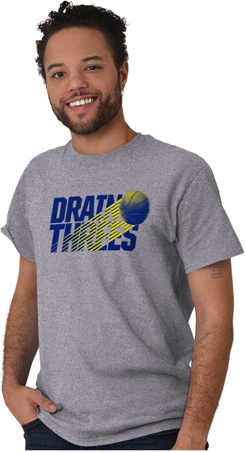 imageBasketball Drain Three Pointers Mens Graphic T Shirt TeesSport Grey