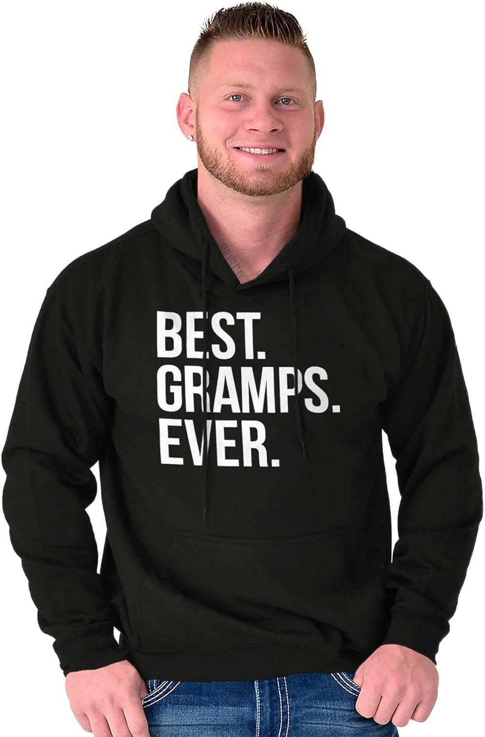 imageBest Gramps Ever Grandpa Grandfather Hoodie Hooded Sweatshirt MenBlack