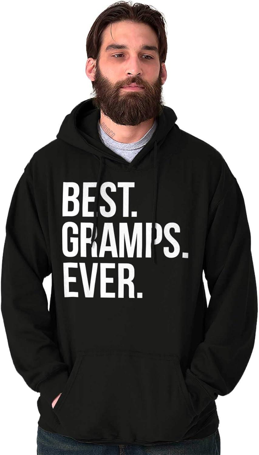 imageBest Gramps Ever Grandpa Grandfather Hoodie Hooded Sweatshirt MenBlack