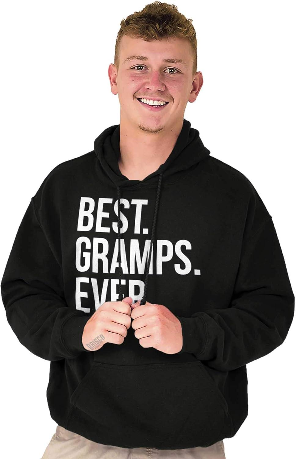 imageBest Gramps Ever Grandpa Grandfather Hoodie Hooded Sweatshirt MenBlack