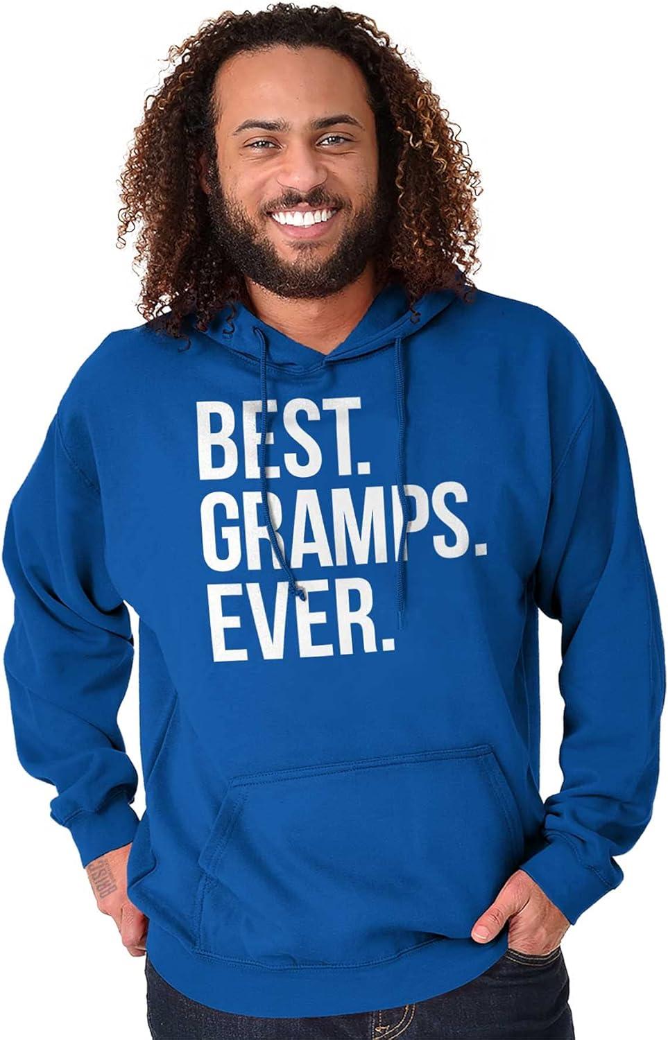imageBest Gramps Ever Grandpa Grandfather Hoodie Hooded Sweatshirt MenRoyal