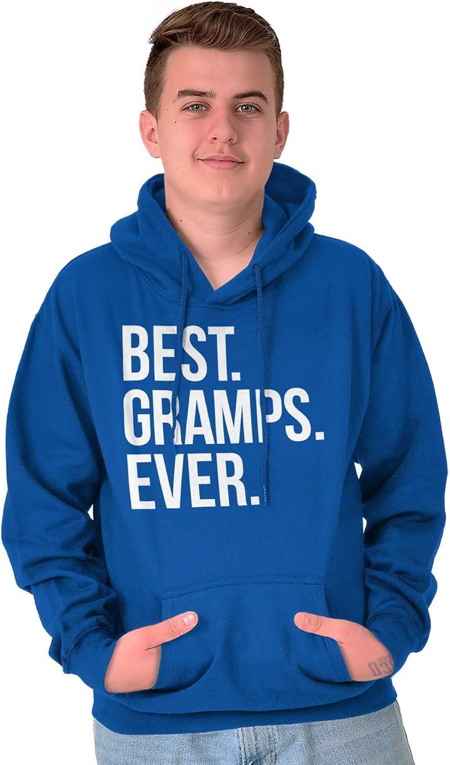 imageBest Gramps Ever Grandpa Grandfather Hoodie Hooded Sweatshirt MenRoyal