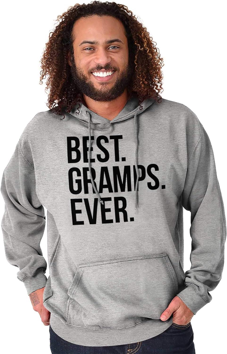 imageBest Gramps Ever Grandpa Grandfather Hoodie Hooded Sweatshirt MenSport Grey