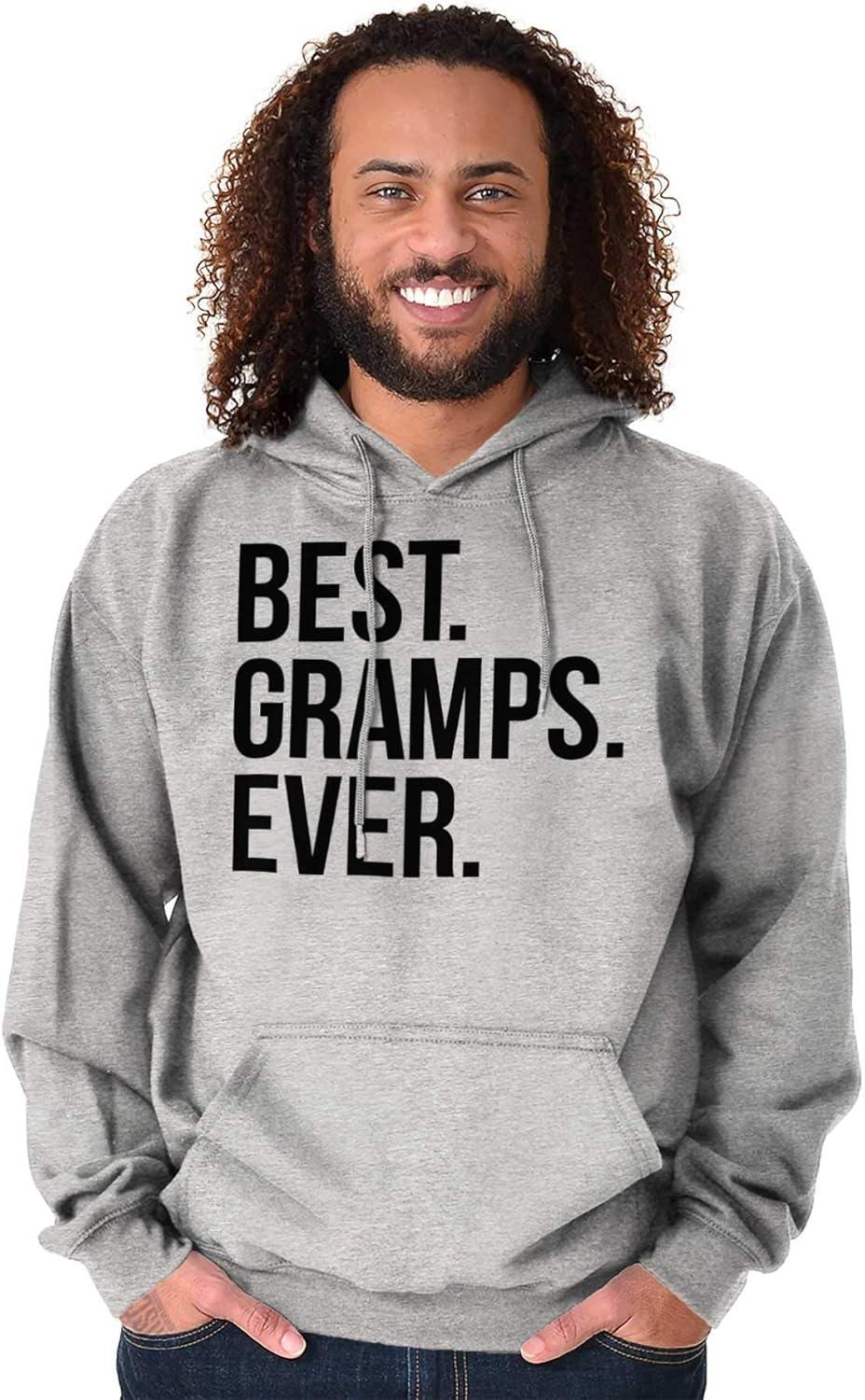 imageBest Gramps Ever Grandpa Grandfather Hoodie Hooded Sweatshirt MenSport Grey