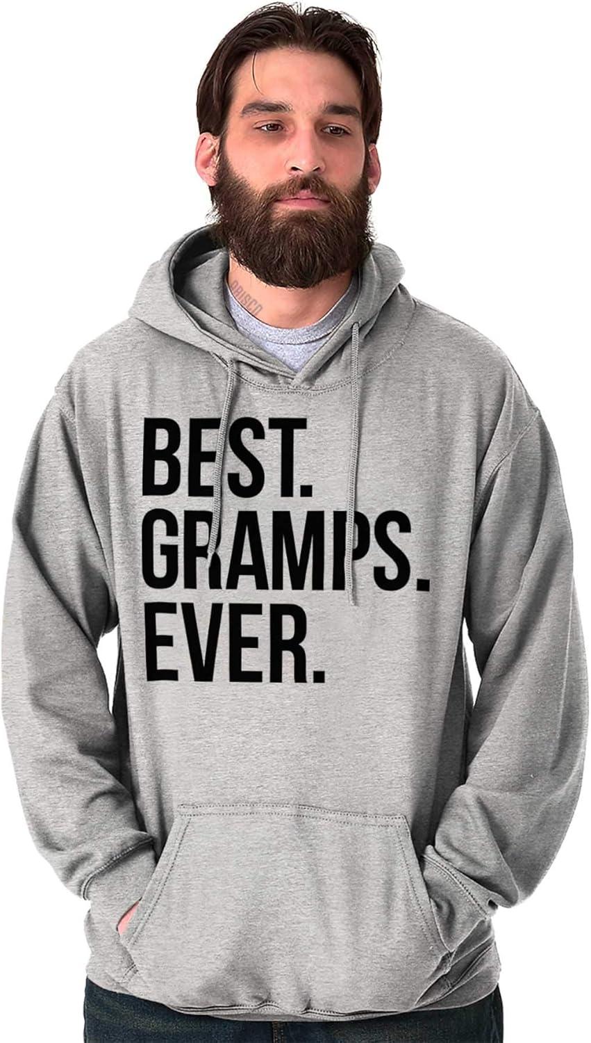 imageBest Gramps Ever Grandpa Grandfather Hoodie Hooded Sweatshirt MenSport Grey