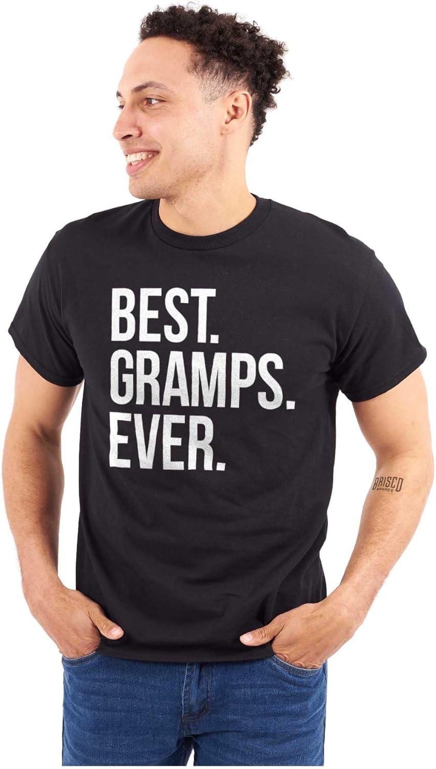 imageBest Gramps Ever Grandpa Grandfather Mens Graphic T Shirt TeesBlack
