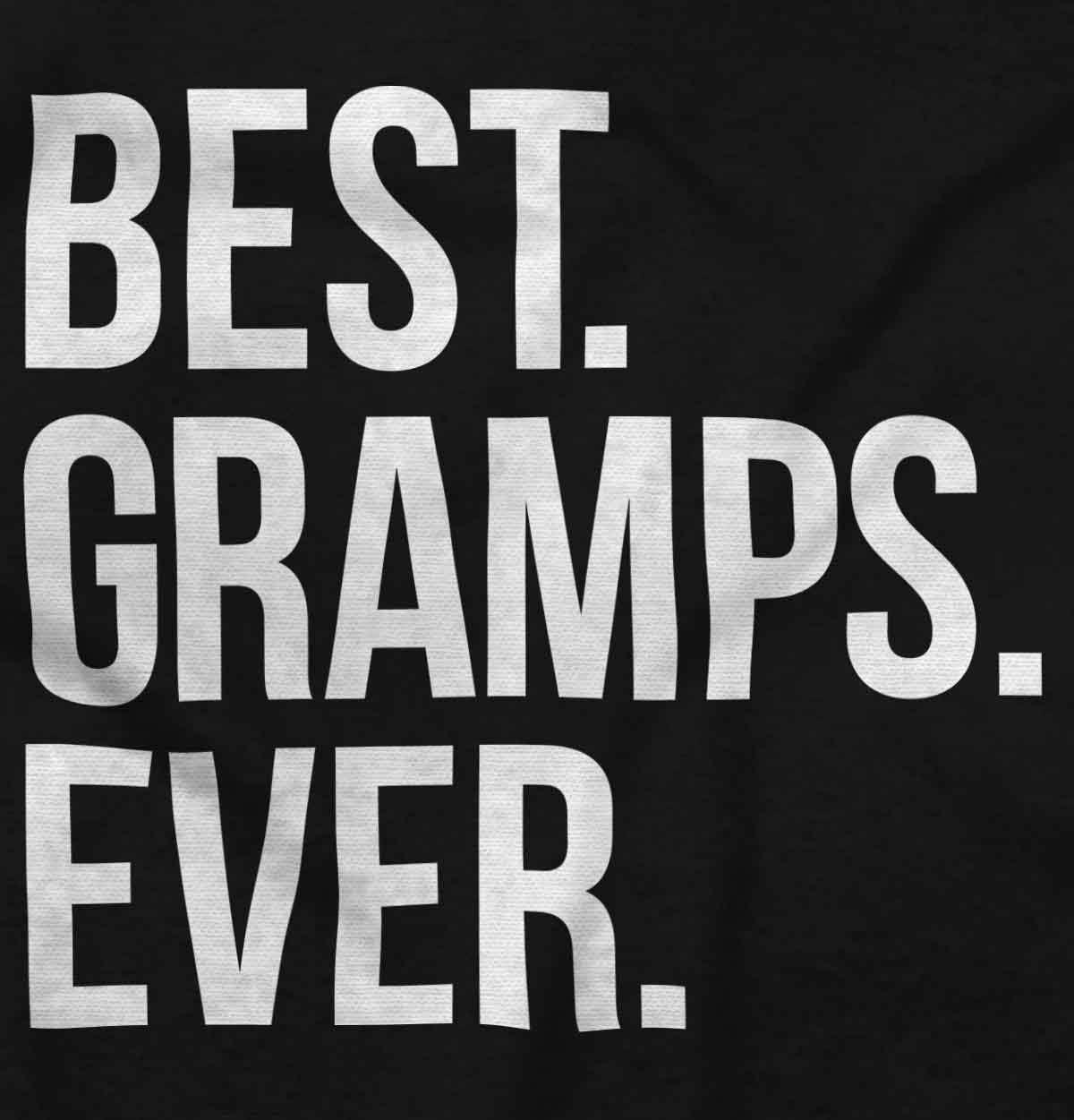 imageBest Gramps Ever Grandpa Grandfather Mens Graphic T Shirt TeesBlack