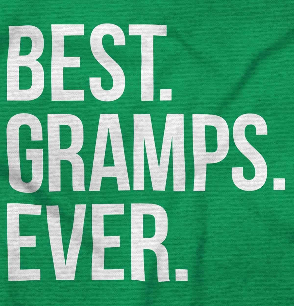 imageBest Gramps Ever Grandpa Grandfather Mens Graphic T Shirt TeesIrish Green
