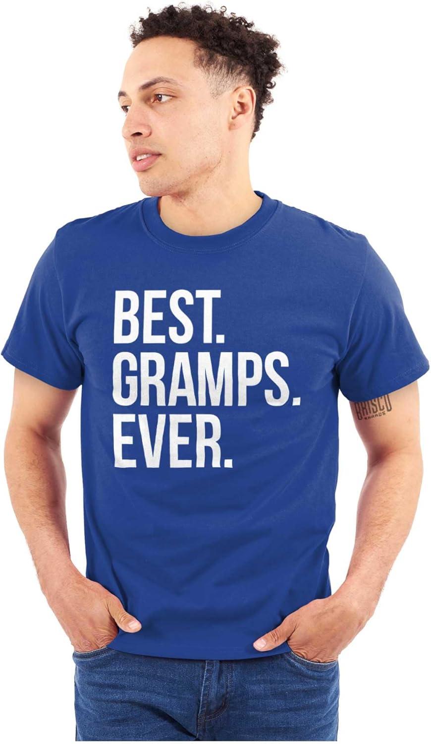 imageBest Gramps Ever Grandpa Grandfather Mens Graphic T Shirt TeesRoyal
