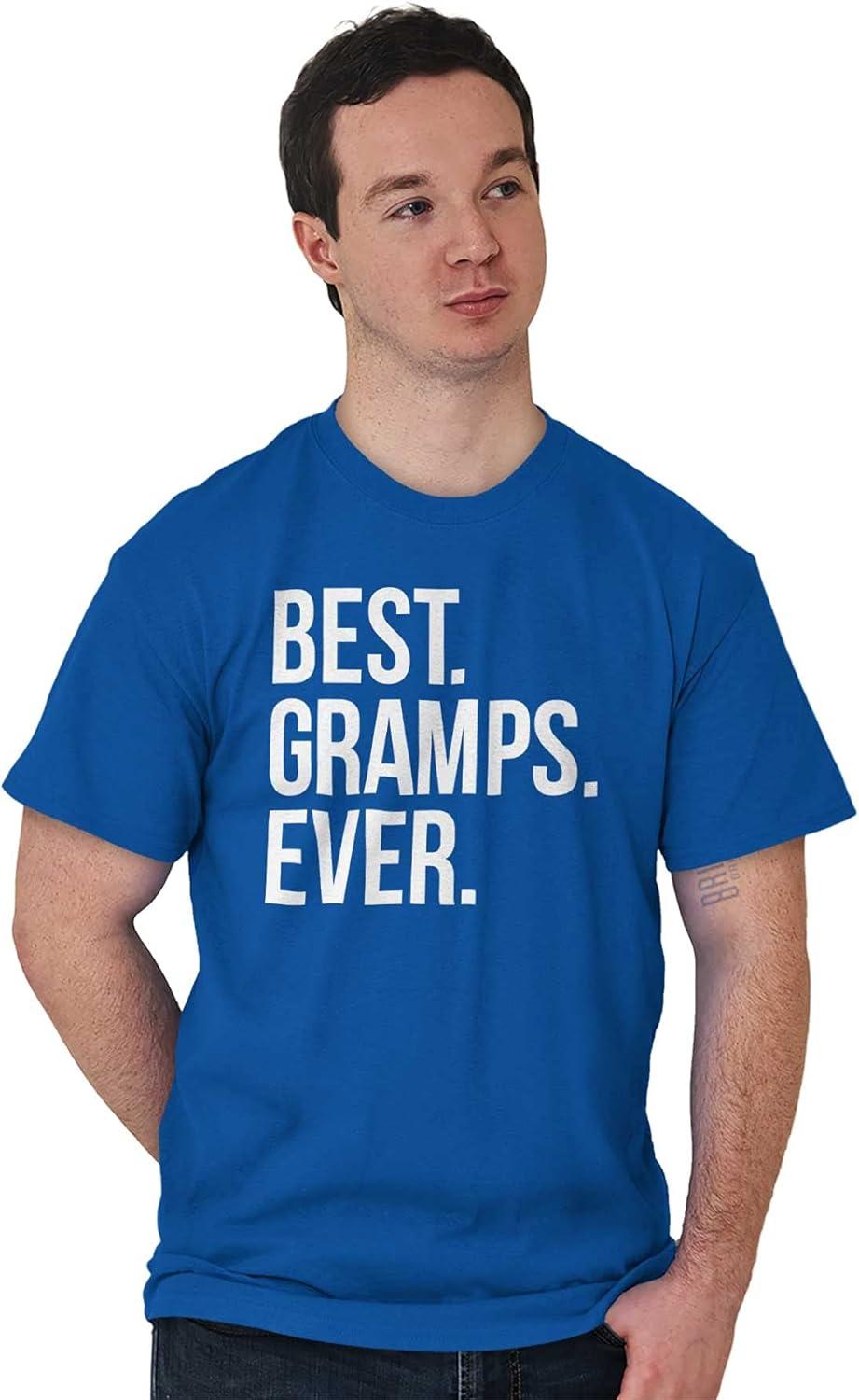 imageBest Gramps Ever Grandpa Grandfather Mens Graphic T Shirt TeesRoyal