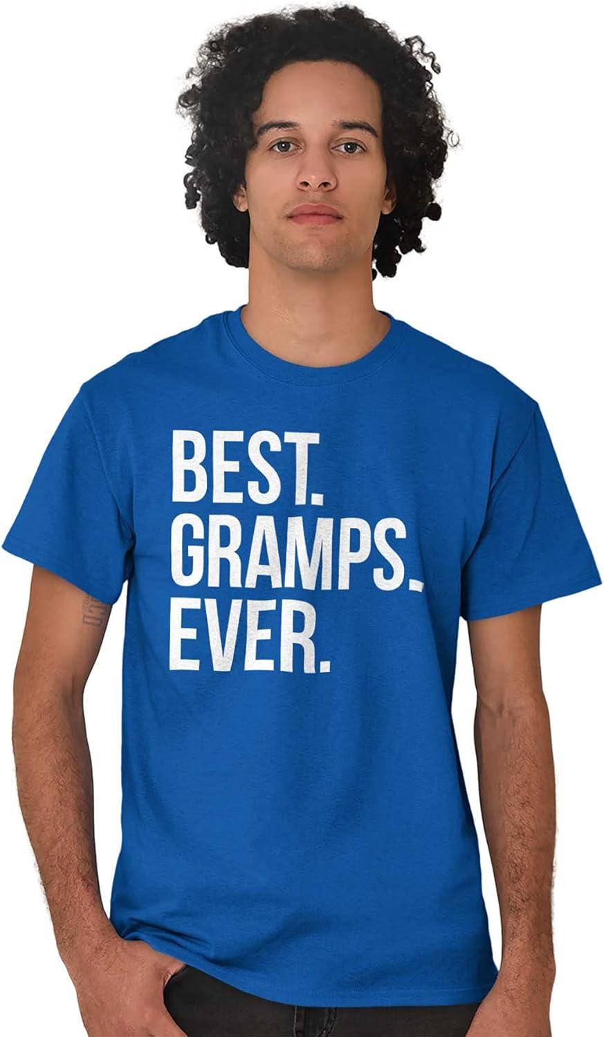imageBest Gramps Ever Grandpa Grandfather Mens Graphic T Shirt TeesRoyal