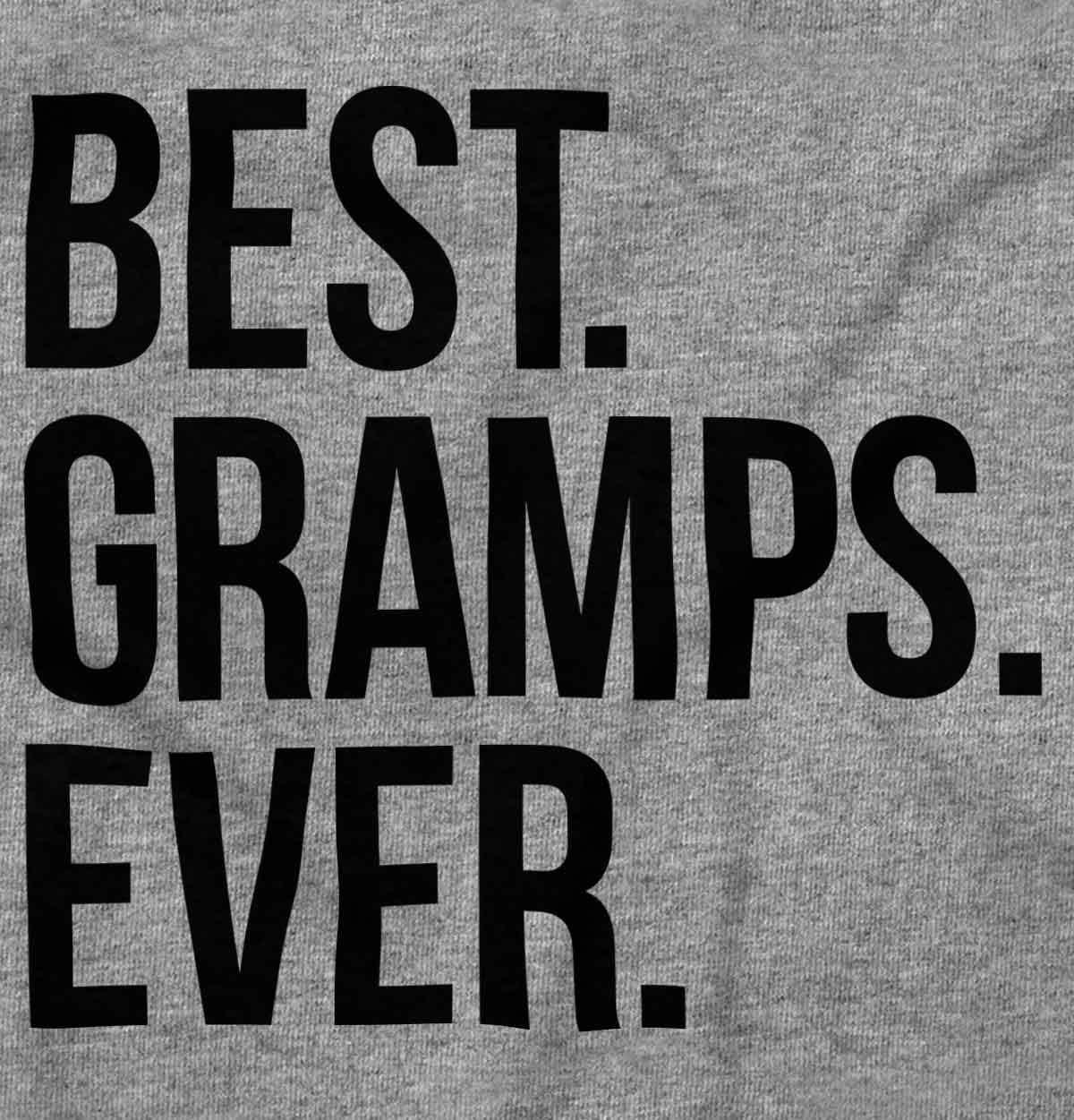 imageBest Gramps Ever Grandpa Grandfather Mens Graphic T Shirt TeesSport Grey
