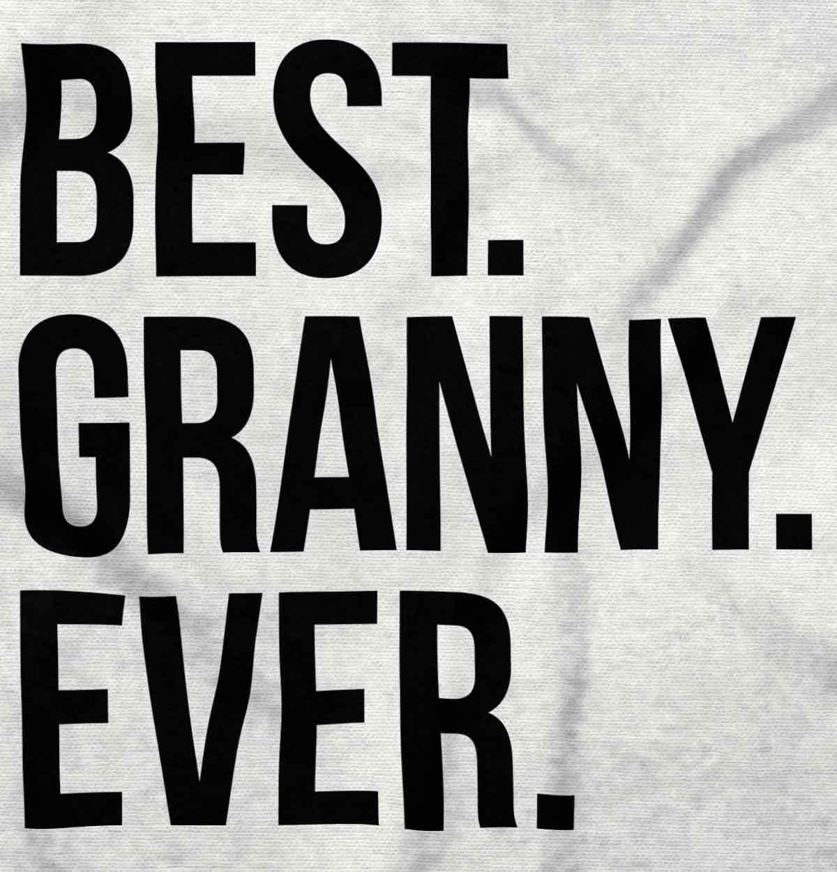 imageBest Granny Ever Grandma Grams Mother Womens Graphic T Shirt TeesWhite