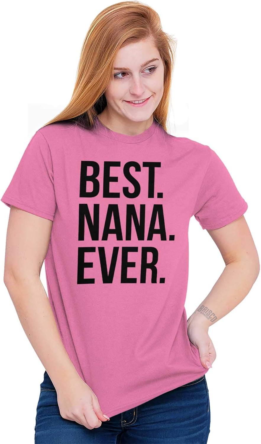 imageBest Nana Ever Grandmother Grandma Womens Graphic T Shirt TeesAzalea