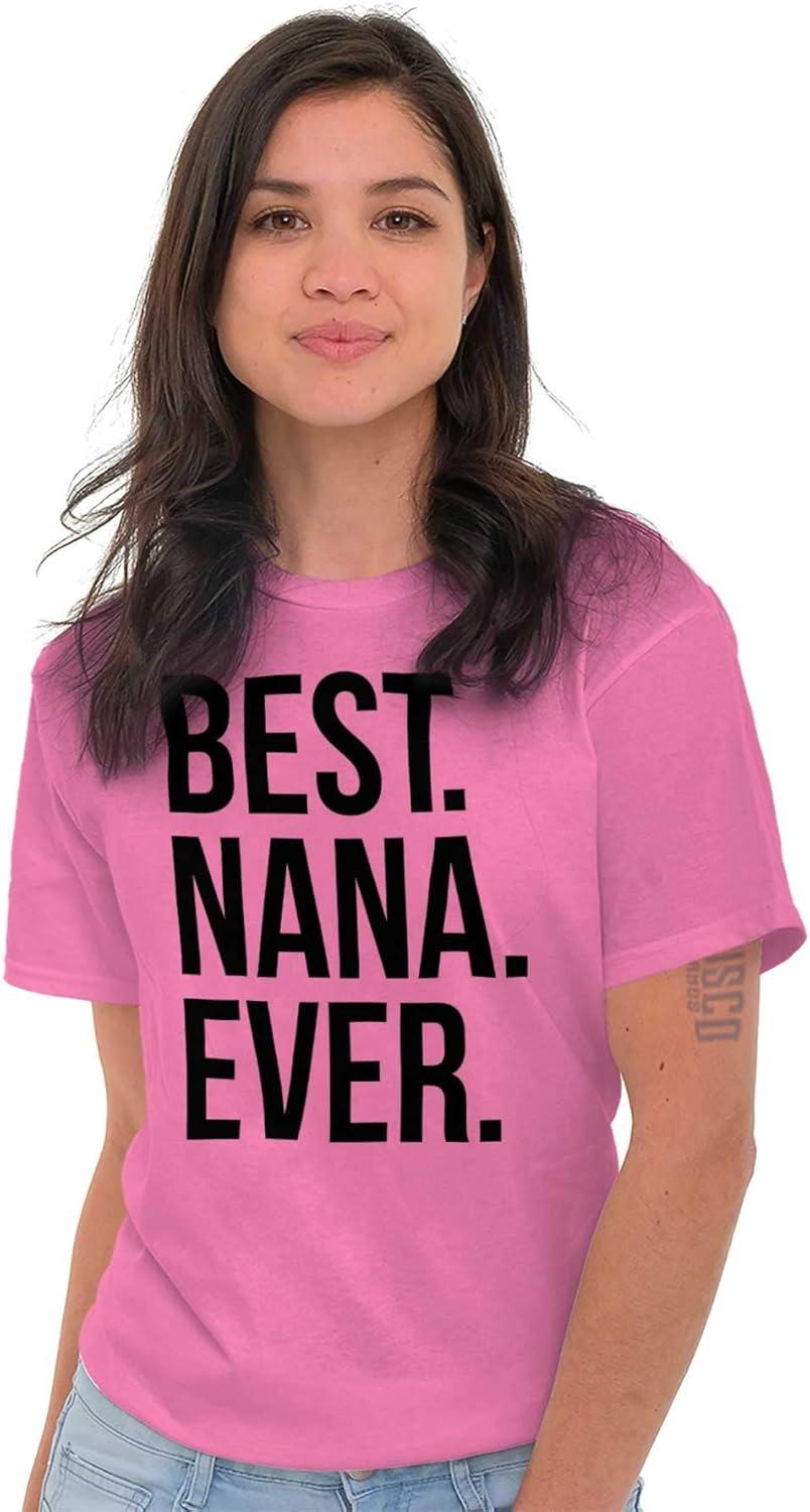 imageBest Nana Ever Grandmother Grandma Womens Graphic T Shirt TeesAzalea