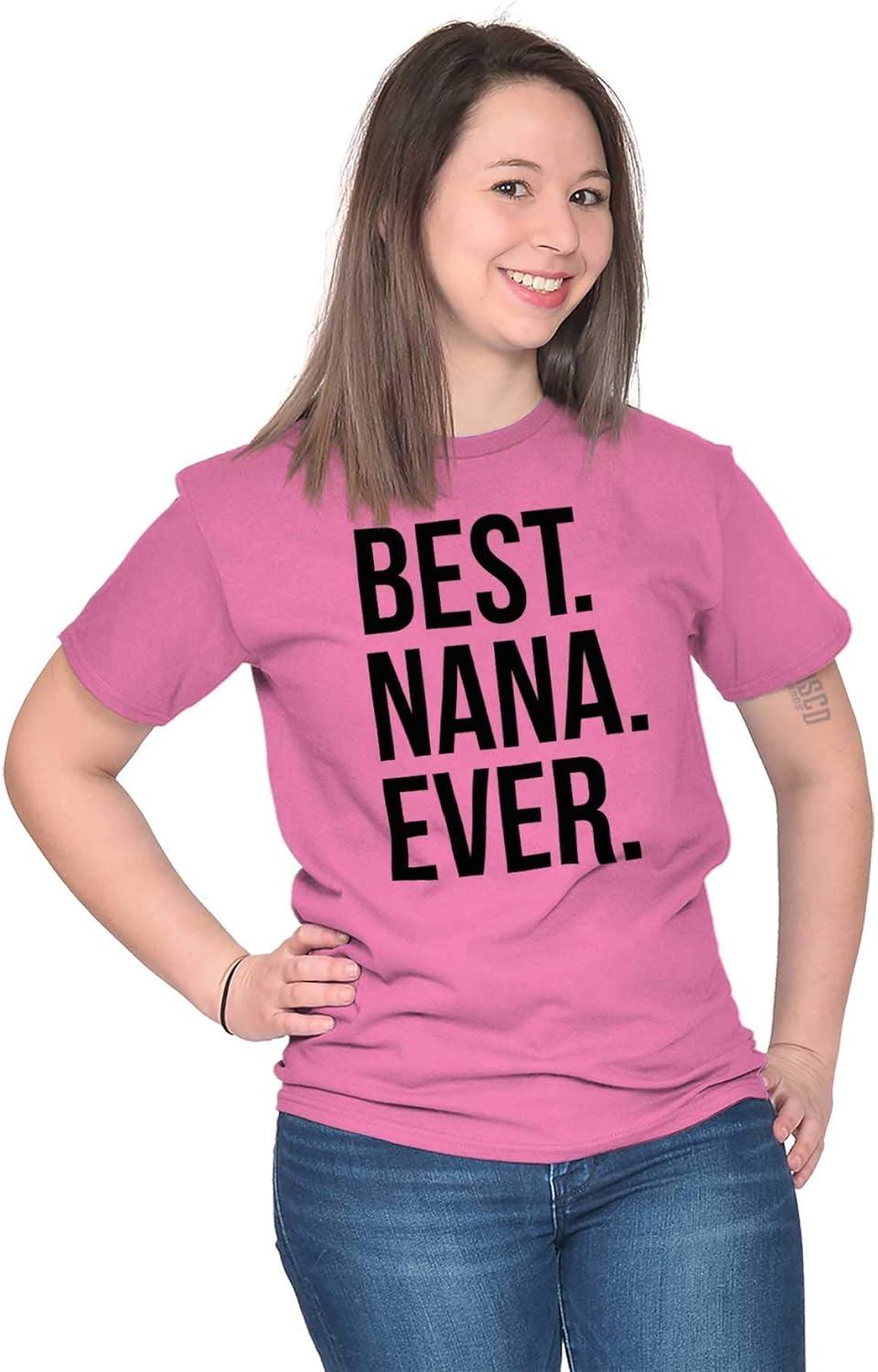 imageBest Nana Ever Grandmother Grandma Womens Graphic T Shirt TeesAzalea