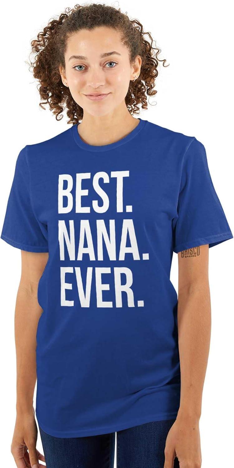 imageBest Nana Ever Grandmother Grandma Womens Graphic T Shirt TeesRoyal