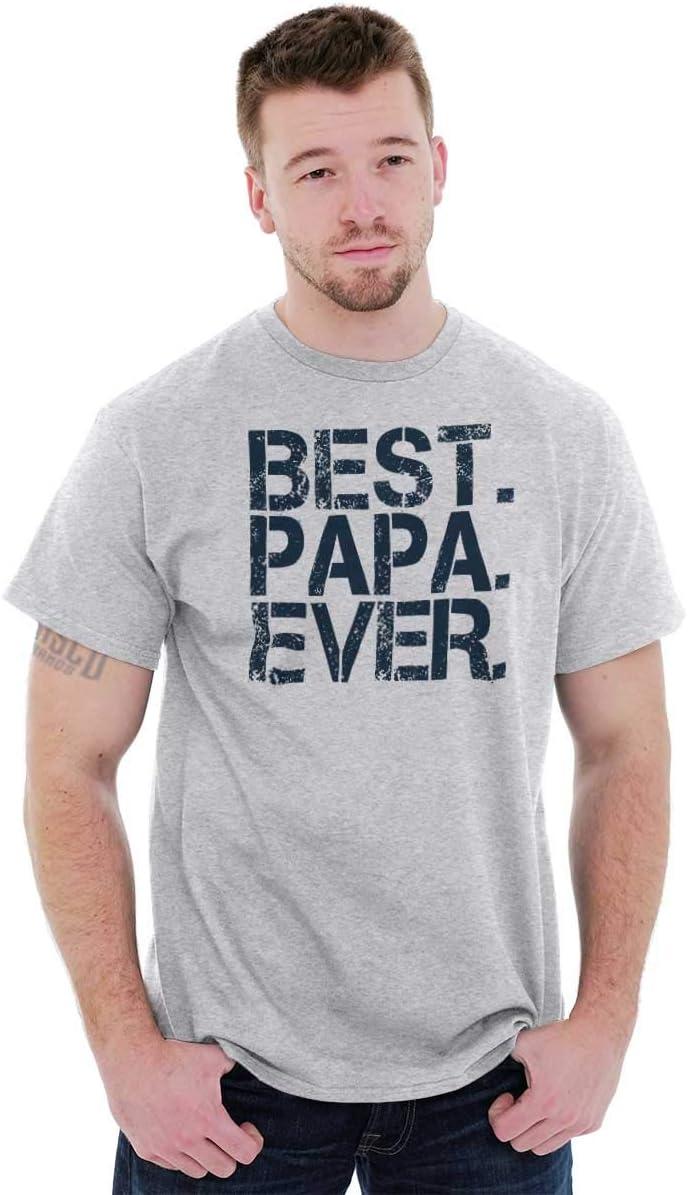 imageBest Papa Ever Worlds Greatest Father Mens Graphic T Shirt TeesAsh Grey