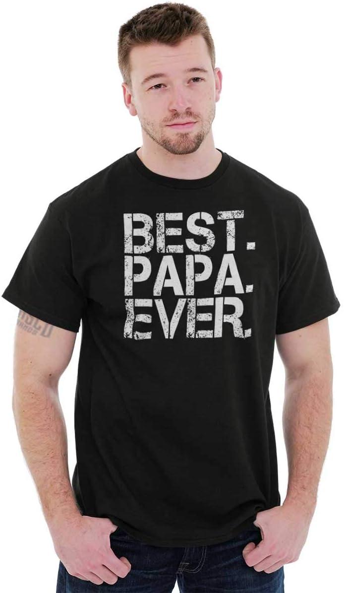 imageBest Papa Ever Worlds Greatest Father Mens Graphic T Shirt TeesBlack