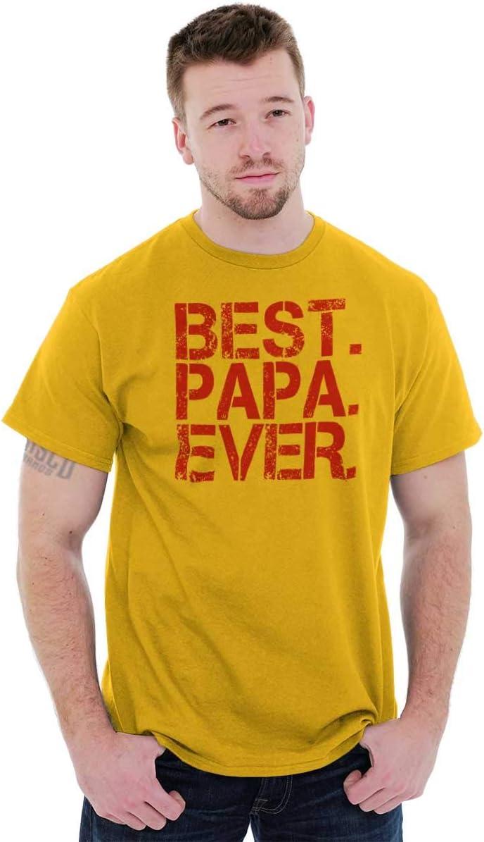 imageBest Papa Ever Worlds Greatest Father Mens Graphic T Shirt TeesGold
