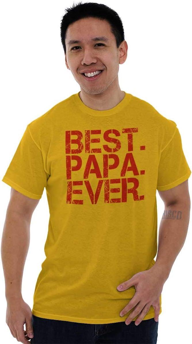 imageBest Papa Ever Worlds Greatest Father Mens Graphic T Shirt TeesGold