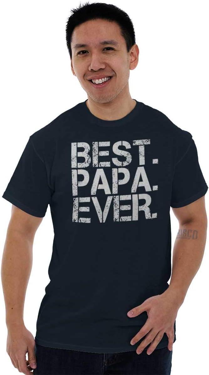 imageBest Papa Ever Worlds Greatest Father Mens Graphic T Shirt TeesNavy