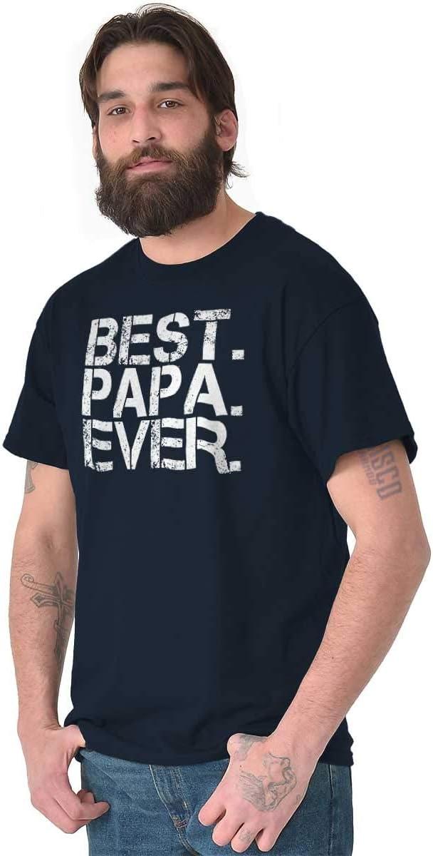 imageBest Papa Ever Worlds Greatest Father Mens Graphic T Shirt TeesNavy