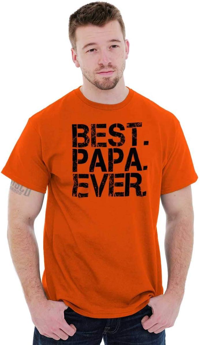 imageBest Papa Ever Worlds Greatest Father Mens Graphic T Shirt TeesOrange