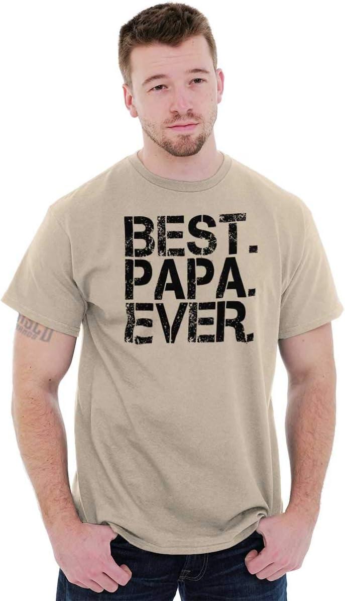 imageBest Papa Ever Worlds Greatest Father Mens Graphic T Shirt TeesSand