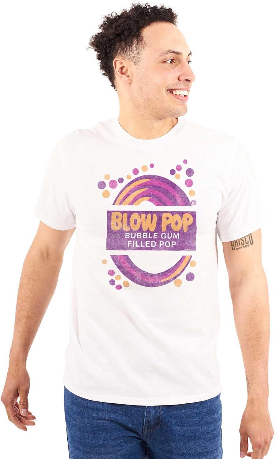 imageBlow Pop Retro Candy Lollipop Wrapper Graphic T Shirt Men or WomenWhite