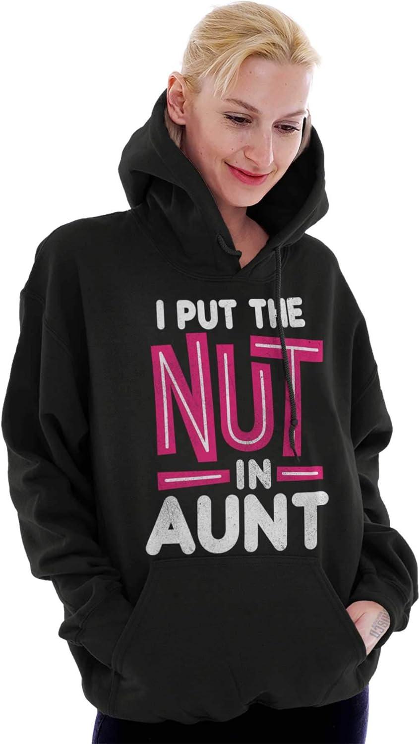 imageBrisco Brands Aunt Cute Funny Cool Crazy Auntie Hoodie Sweatshirt WomenBlack