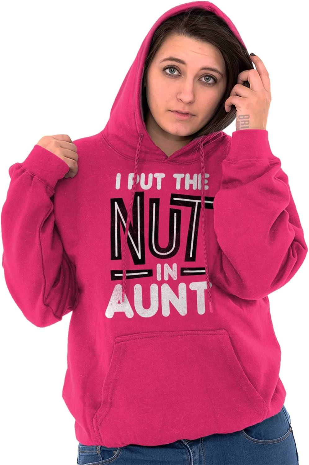 imageBrisco Brands Aunt Cute Funny Cool Crazy Auntie Hoodie Sweatshirt WomenHeliconia