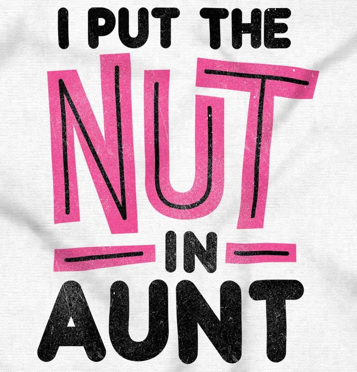 imageBrisco Brands Aunt Cute Funny Cool Crazy Auntie Hoodie Sweatshirt WomenWhite